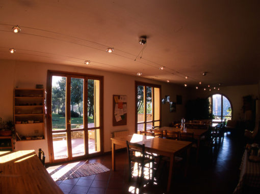 The dining room